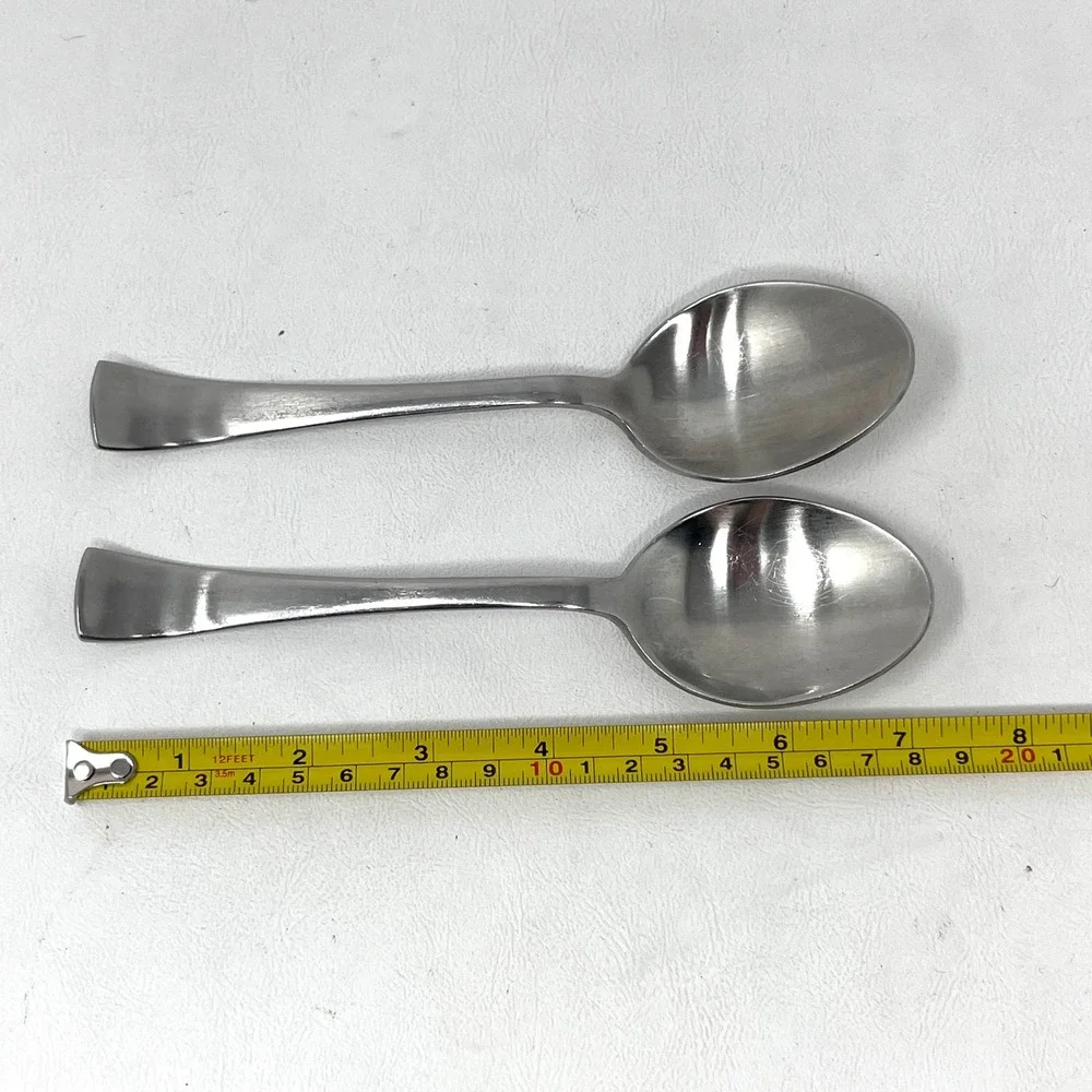 Dansk Café Blanc Stainless Knife Fork Spoon 6 Pc Set Dinner Soup Replacement